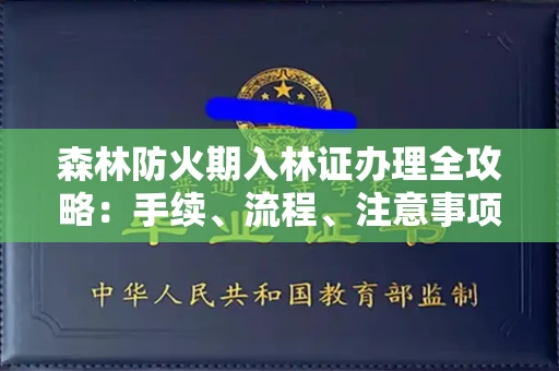 昆明森林防火期入林证办理全攻略：手续、流程、注意事项一网打尽